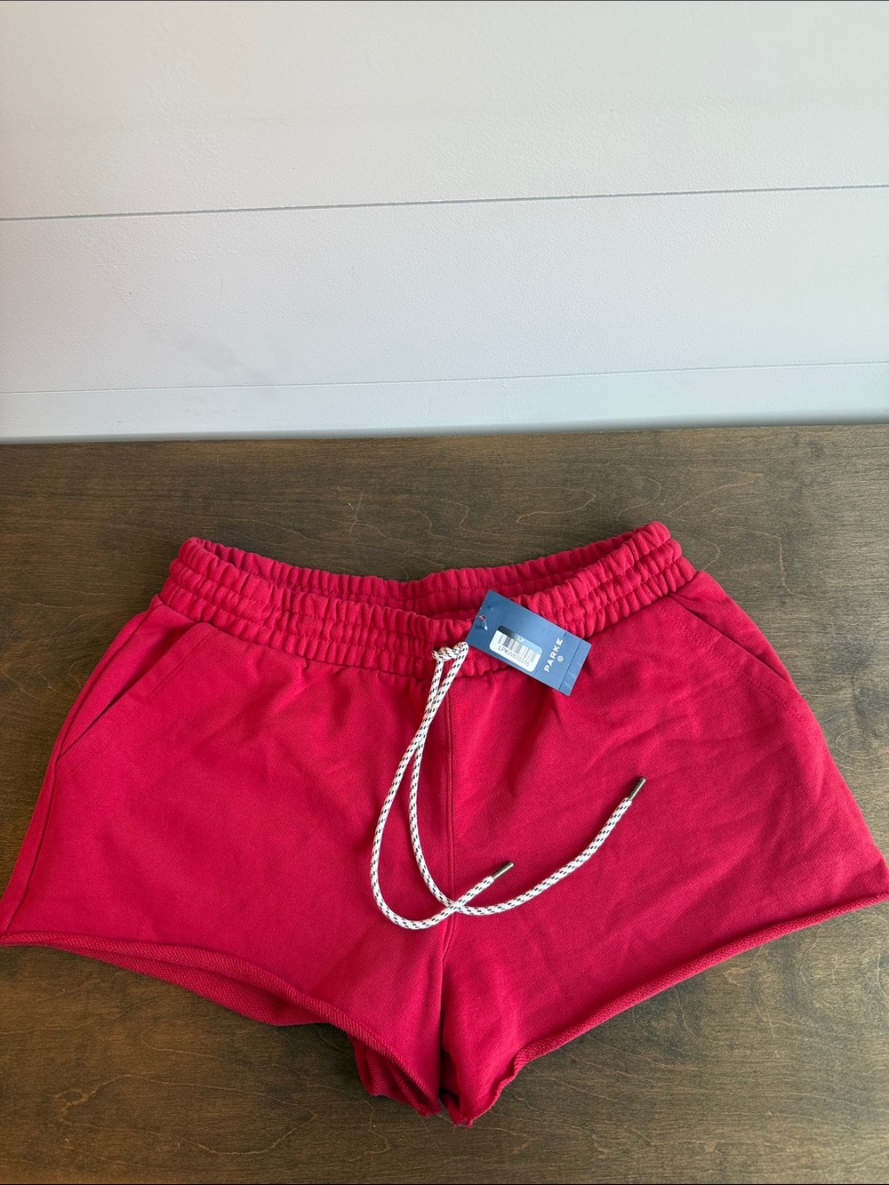 Parke Bright Pink Athletic Drawstring Shorts